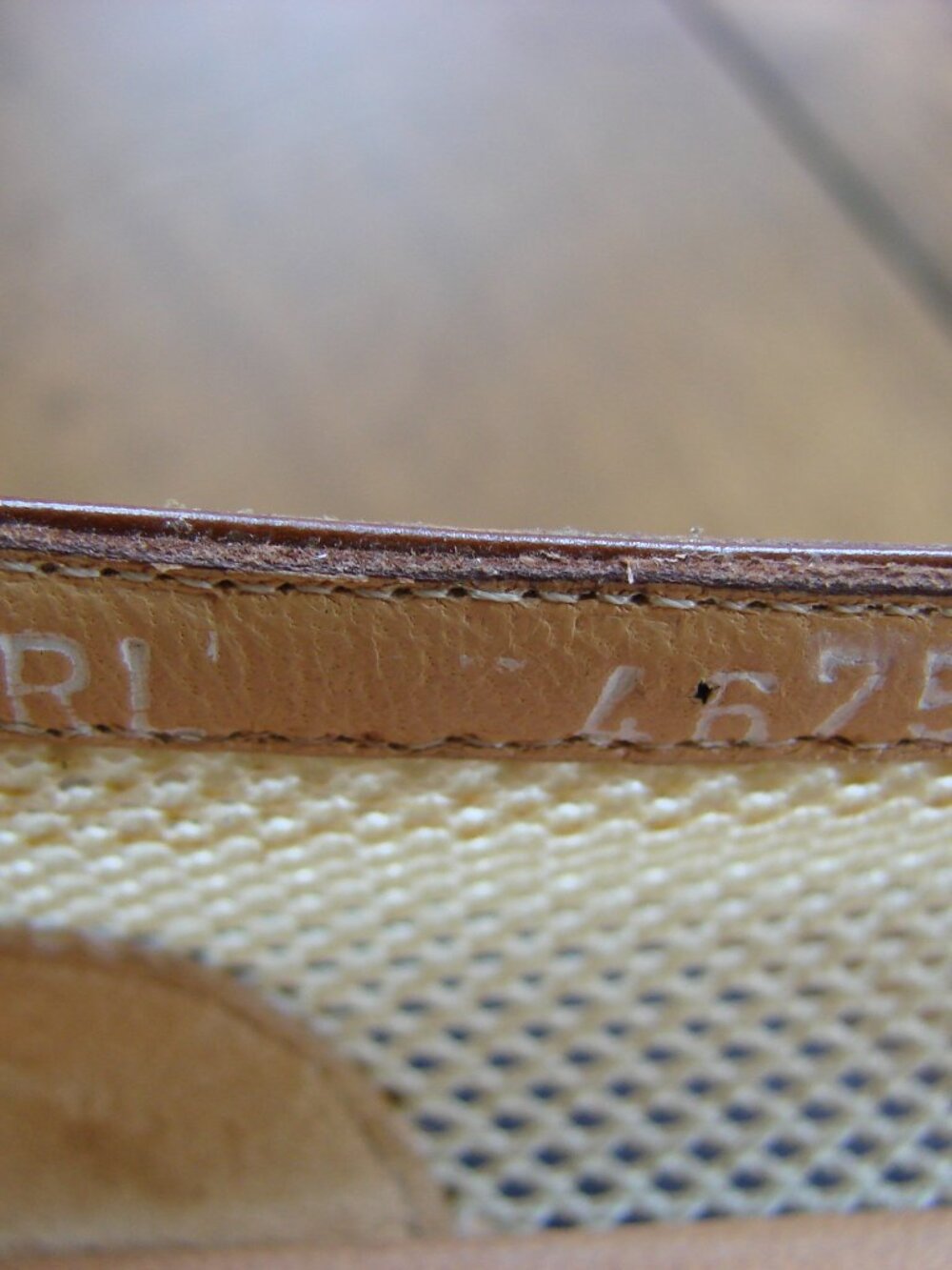 Ralph Lauren Leather Ballet Flat Brown Cream Mesh Flats Loafers Wingtip Size 6.5 - Picture 14 of 15